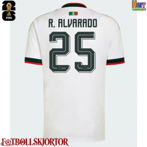 Mexiko Roberto Alvarado #25 Bortatröja VM 2026 Kortärmad